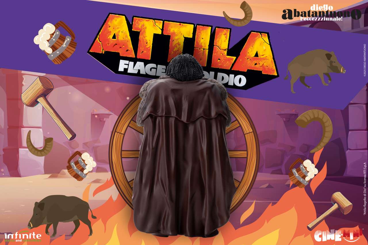 ST Diego Abatantuono Cine-Mini: Attila Flagello di Dio 13cm