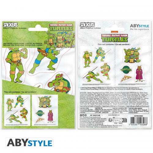 TMNT Stickers - 16x11cm - Turtles & Splinter