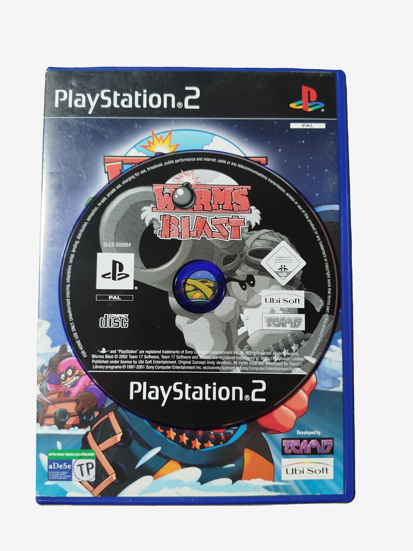 Worms Blast Videogioco per Play Station 2 versione PAL/ITA Completo