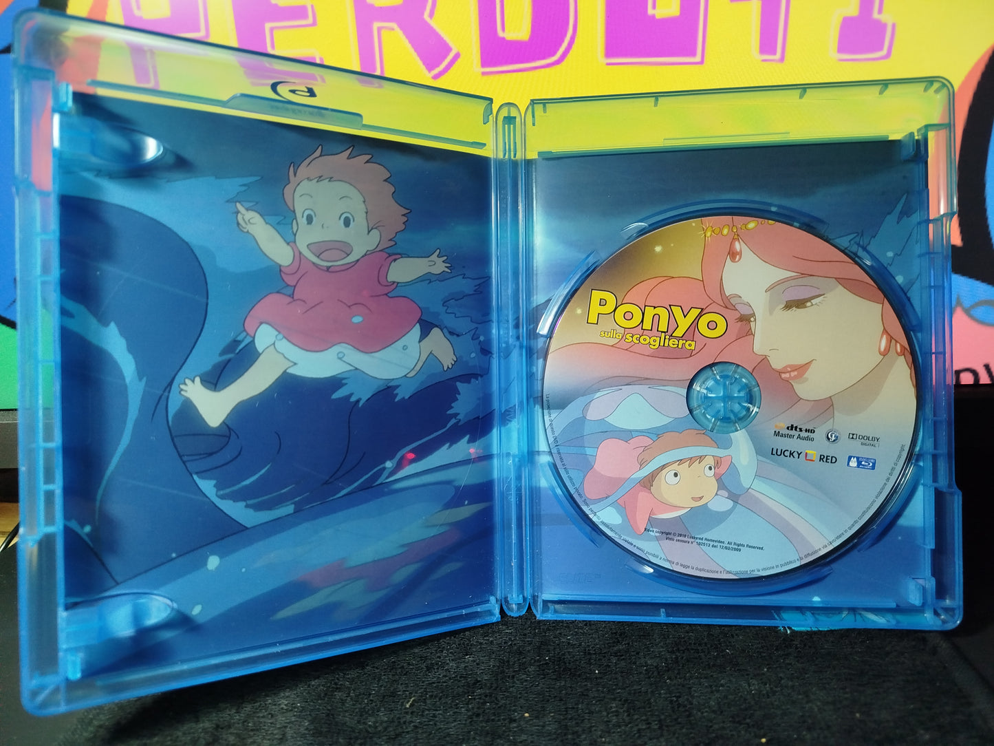 Ponyo sulla scogliera Blu Ray Italiano Studio Ghibli Regia di Hayao Miyazaki