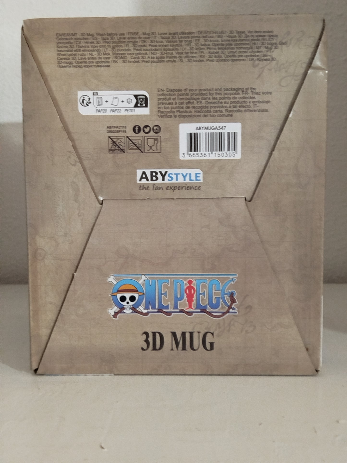 One Piece Tazza 3D 350ml: Iron Pirate Franky Shogun Abystyle