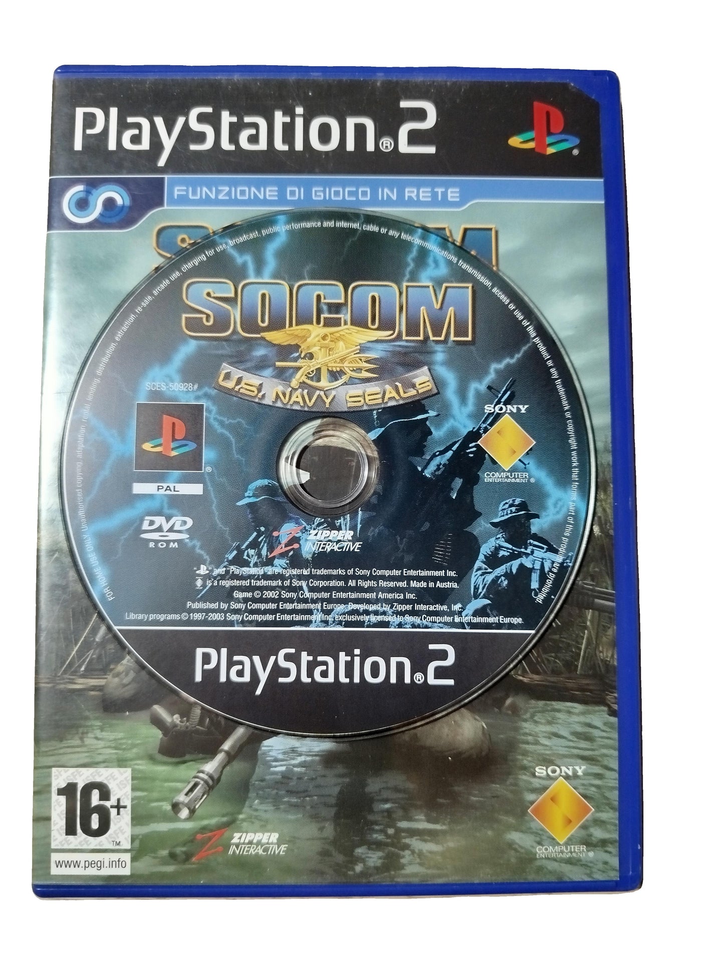 Socom Videogioco per Play Station 2 versione PAL/ITA Completo
