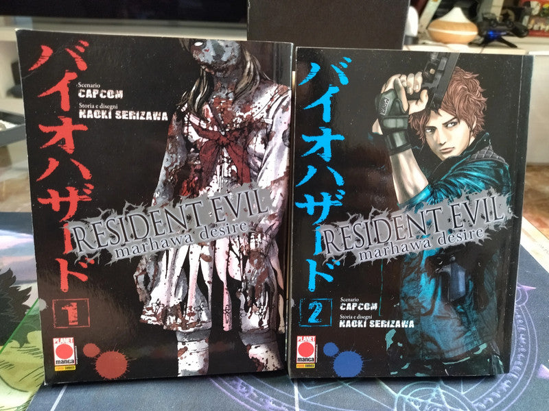 Manga Resident Evil Marhawa Desire Edizione Planet Manga N1 e 2