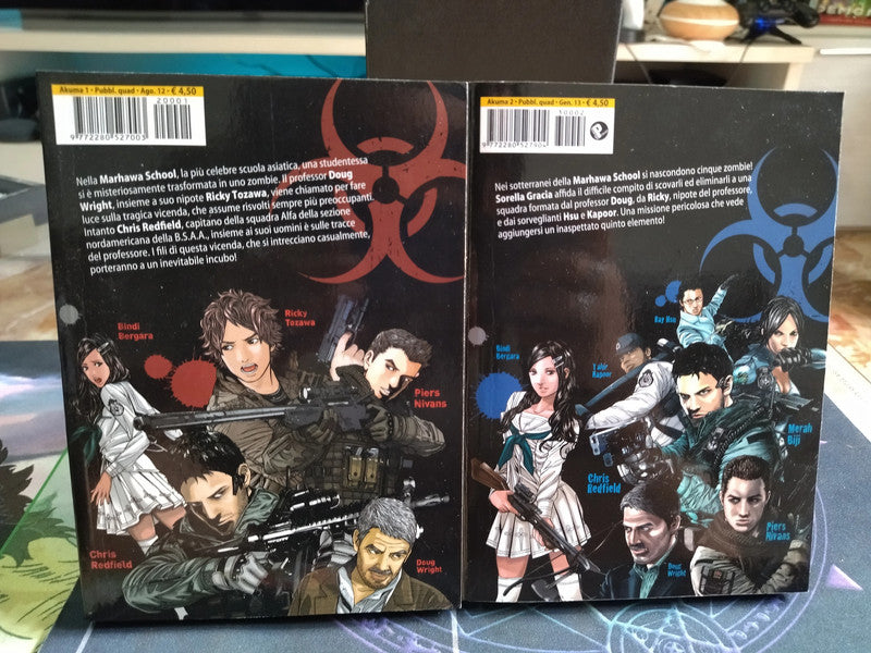 Manga Resident Evil Marhawa Desire Edizione Planet Manga N1 e 2