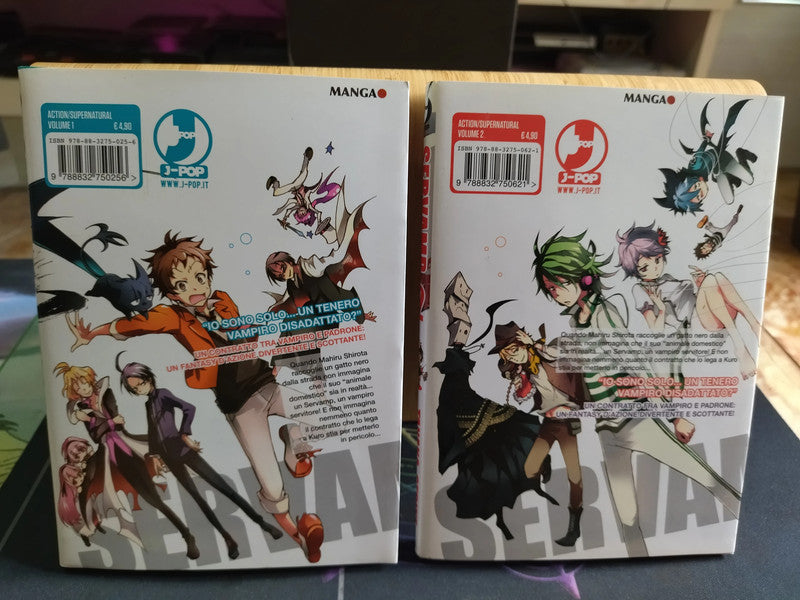 Manga Servamp Rdizione JPop N1 e 2