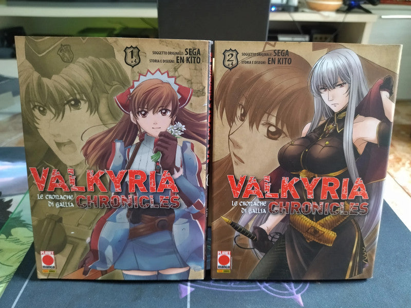 Manga Valkyria Chronicles Le cronache di Gallia Edizione Planet Manga N 1 e 2