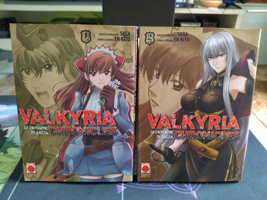 Manga Valkyria Chronicles Le cronache di Gallia Edizione Planet Manga N 1 e 2
