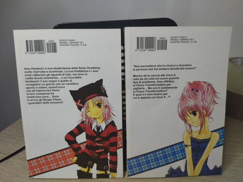 Manga Shugo Chara la magia del cuore Edizione Star Comics N 1,2,3,4,6,7,8, e 10