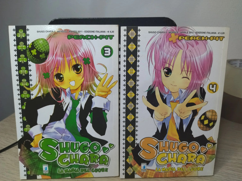 Manga Shugo Chara la magia del cuore Edizione Star Comics N 1,2,3,4,6,7,8, e 10