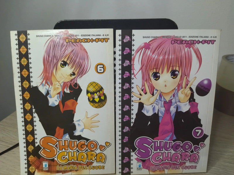 Manga Shugo Chara la magia del cuore Edizione Star Comics N 1,2,3,4,6,7,8, e 10