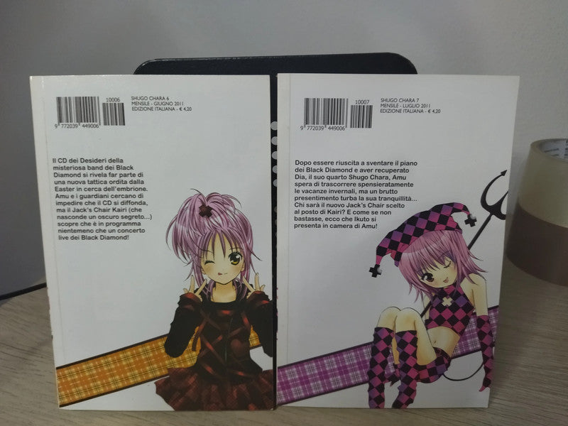 Manga Shugo Chara la magia del cuore Edizione Star Comics N 1,2,3,4,6,7,8, e 10