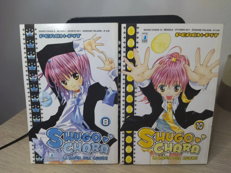 Manga Shugo Chara la magia del cuore Edizione Star Comics N 1,2,3,4,6,7,8, e 10