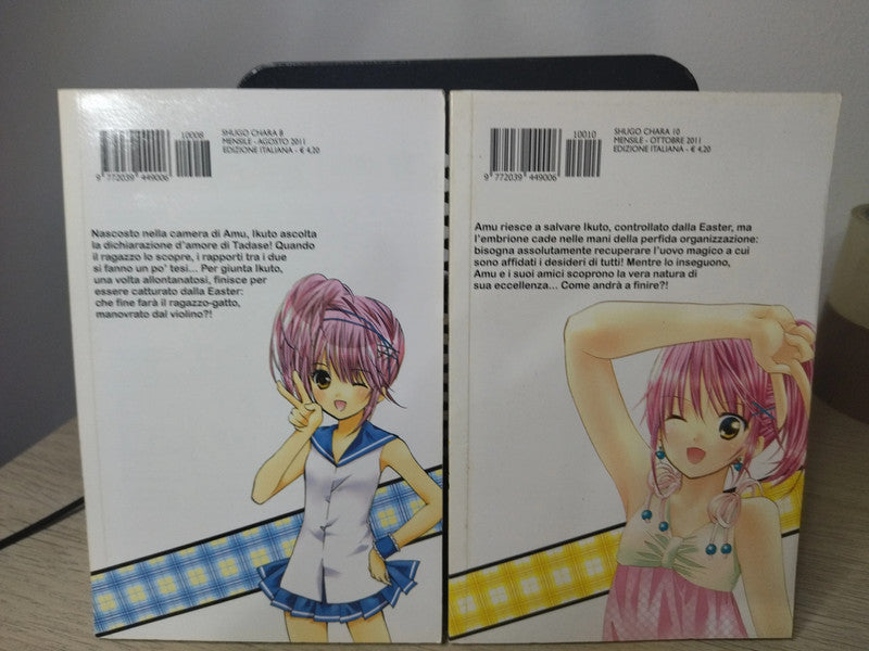 Manga Shugo Chara la magia del cuore Edizione Star Comics N 1,2,3,4,6,7,8, e 10