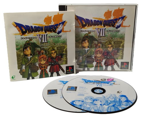 Dragon Quest VII Videogioco Play station 1 PS1 NTSC-J Giapponese Jap Retrogame