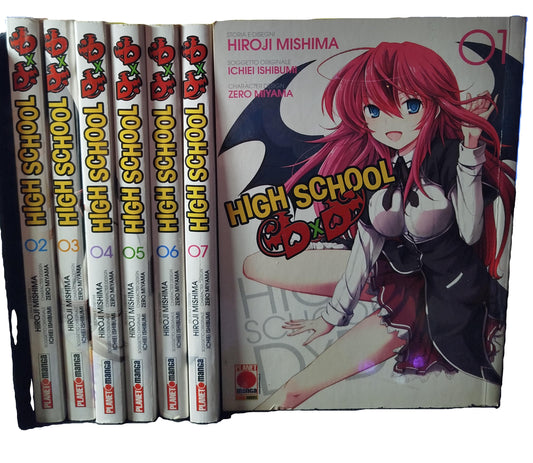 Manga High School DxD Serie 1-7 Planet Manga Italiano