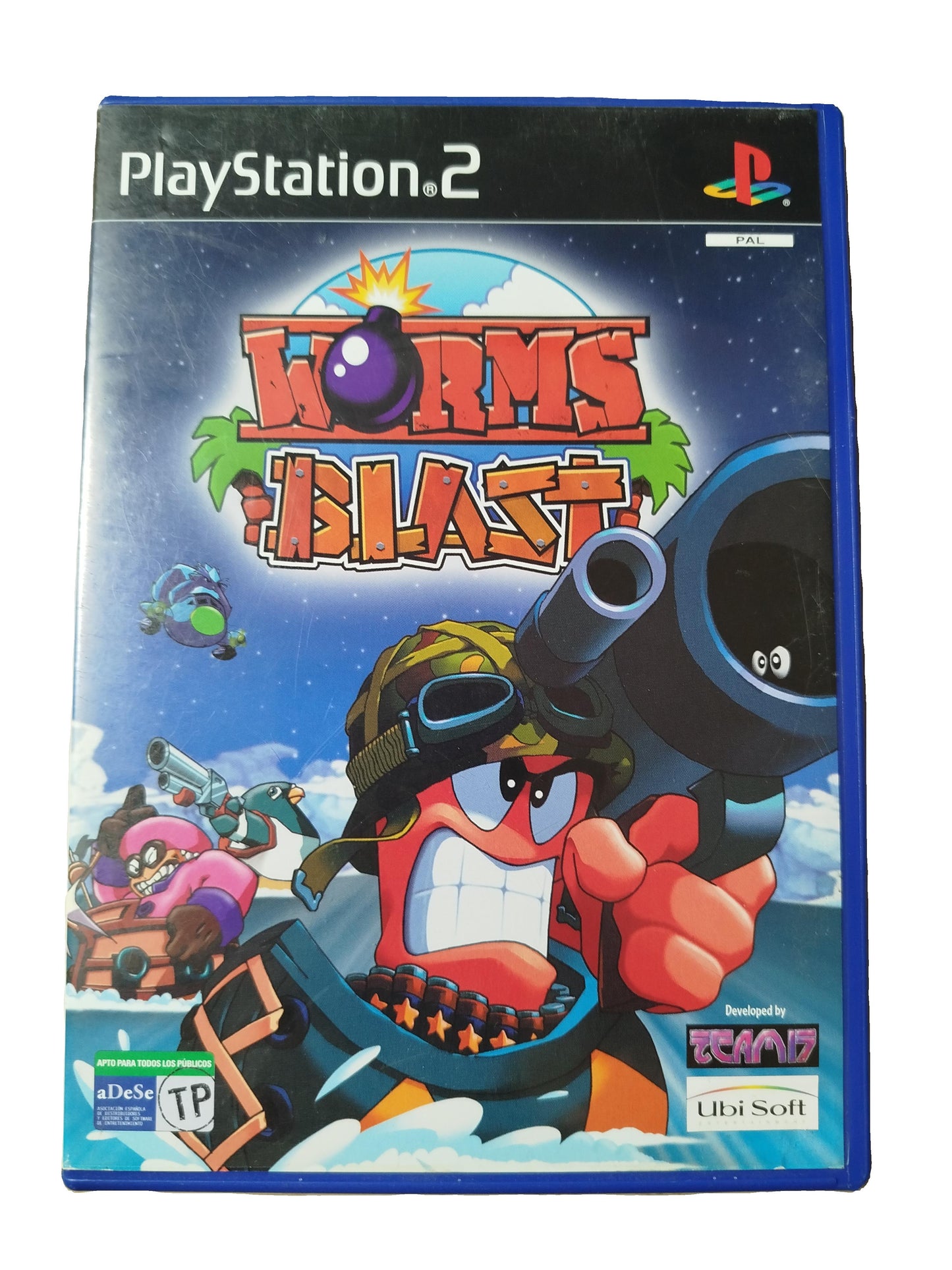 Worms Blast Videogioco per Play Station 2 versione PAL/ITA Completo