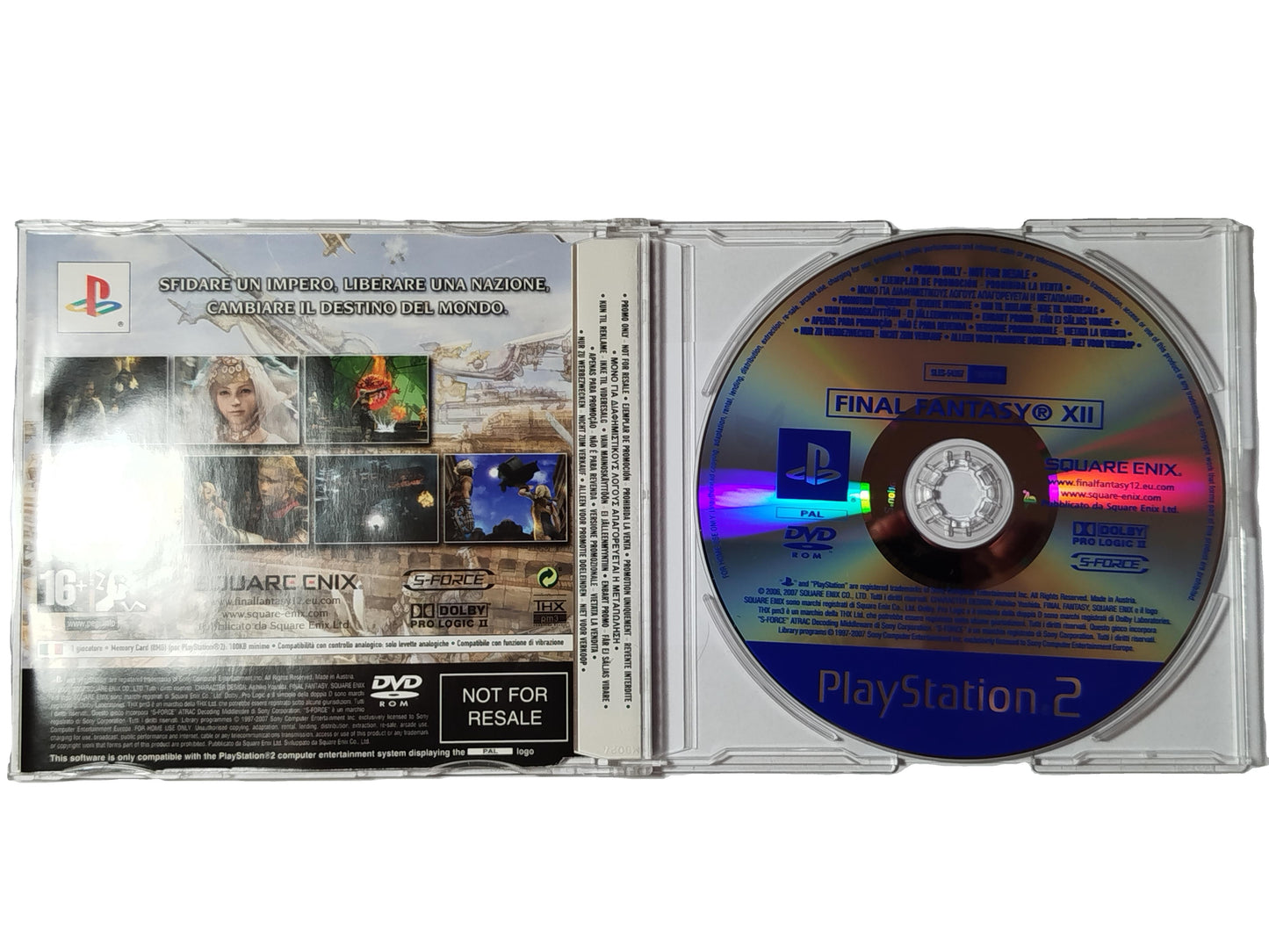 Final Fantasy XII PROMO per PS2 PAL/ITA Retrogame