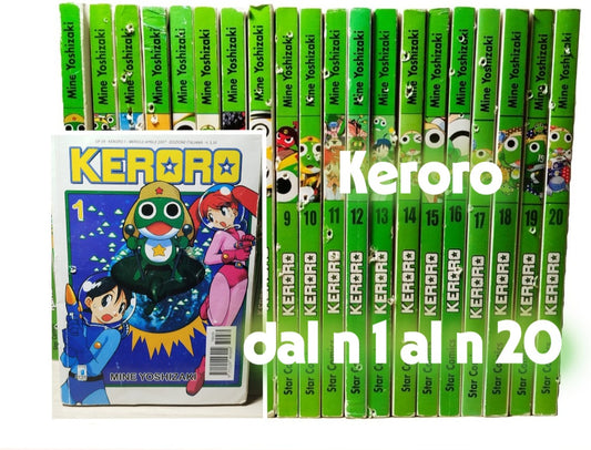 Manga Keroro edizione Star Comics dal numero 1 al 20