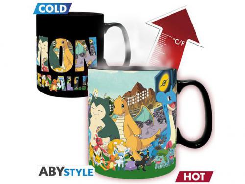 Pokemon Tazza Heat Change 460ml: Gotta Catch Em All