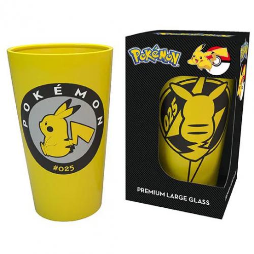 Pokemon Large Glass 400ml: Pikachu Foil