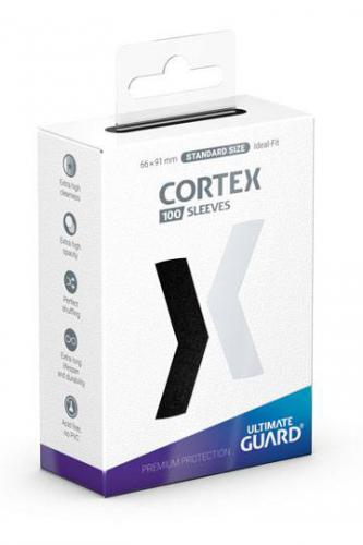 Ultimate Guard Cortex Sleeves Standard Size Black 100pz