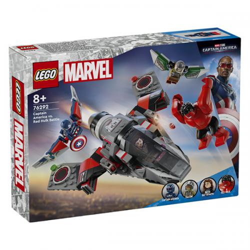 76292 Lego Super Heroes Marvel Cap America vs Hulk Rosso