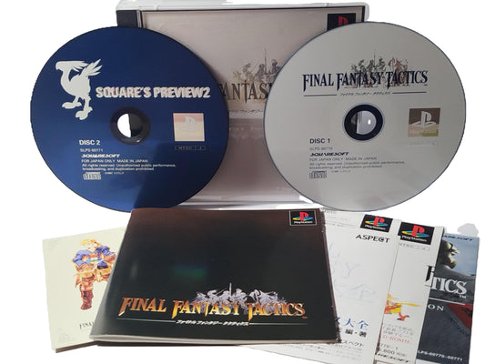 Final Fantasy Tactics Videogioco Play station 1 PS1 NTSC-J Giapponese Retrogame