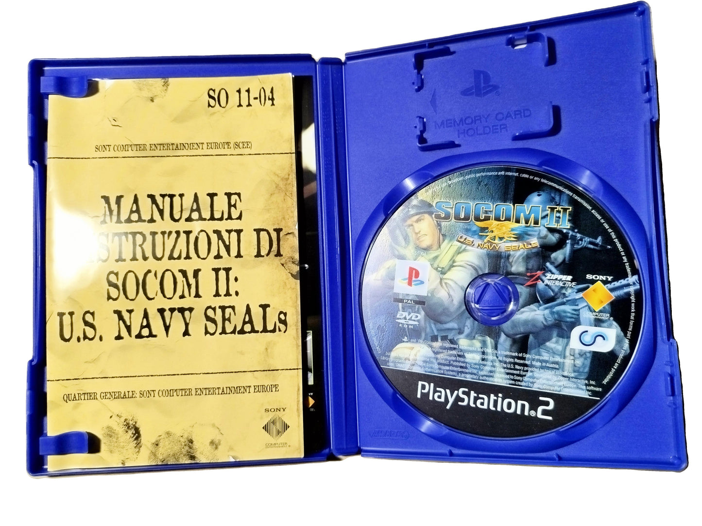 Socom II Videogioco per Play Station 2 versione PAL/ITA Completo