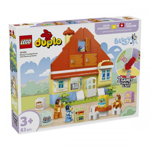 10459 Lego Duplo Casa Famiglia Bluey con Gioco di Memoria