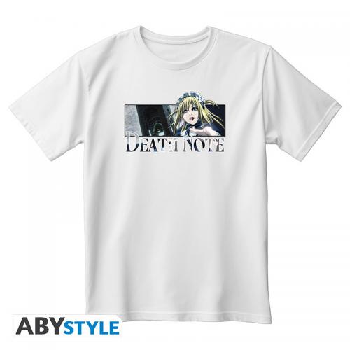 Death Note T-Shirt (L) Man White: Misa