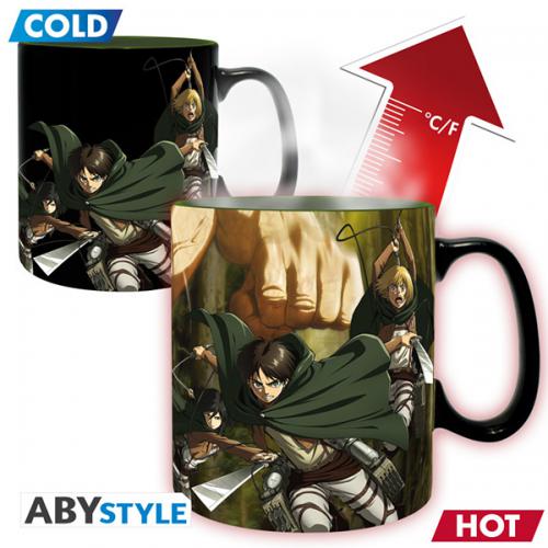 Attack on Titan Tazza Heat Change 460ml: TitanS3