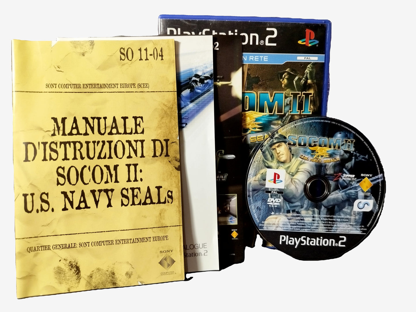 Socom II Videogioco per Play Station 2 versione PAL/ITA Completo