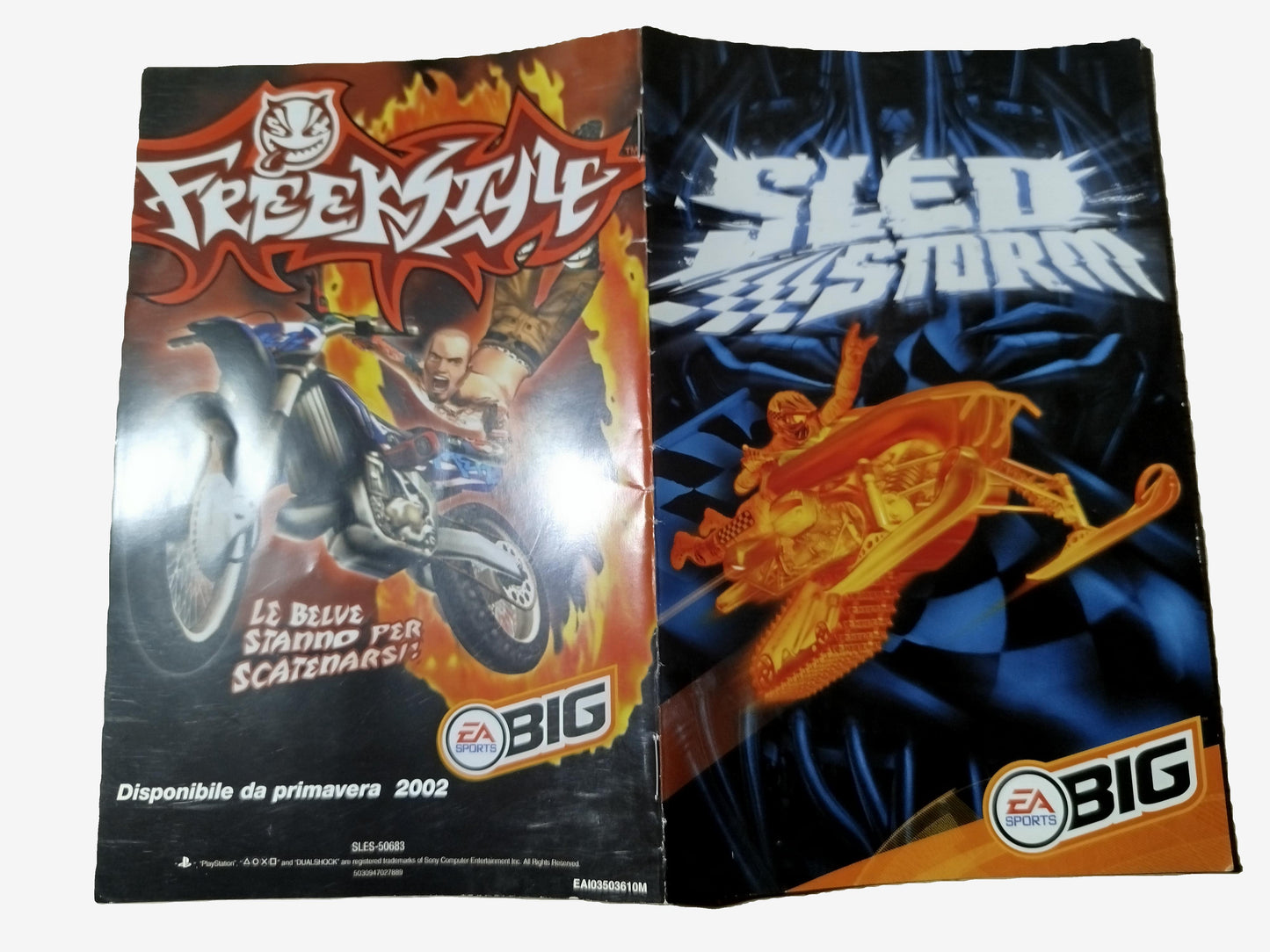 Sled Storm Videogioco per Play Station 2 versione PAL/ITA Completo