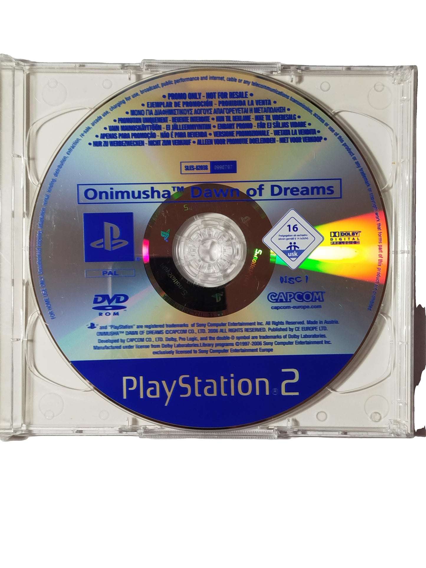 Onimusha Dawn of Dreams PROMO per PS2 PAL/ITA Retrogame