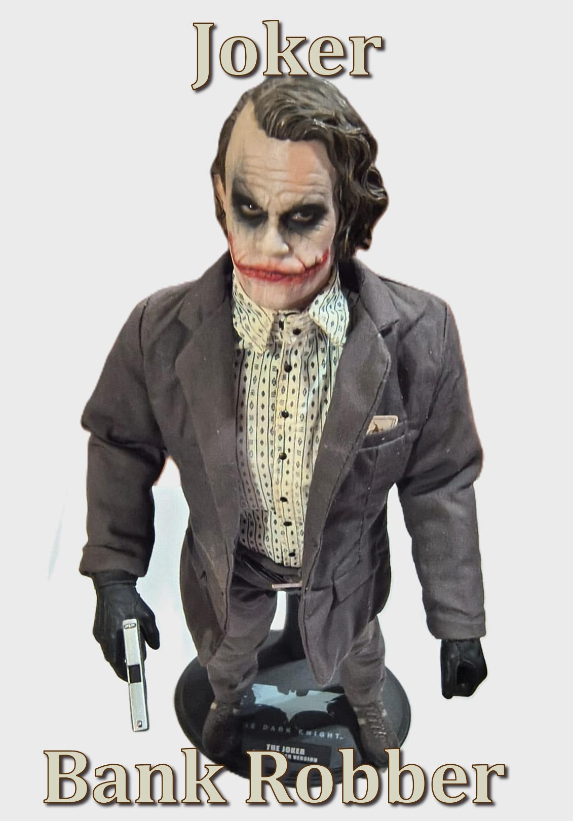 Joker Darck Knight Bank Robber Action Figures Usata Marca Hot Toys
