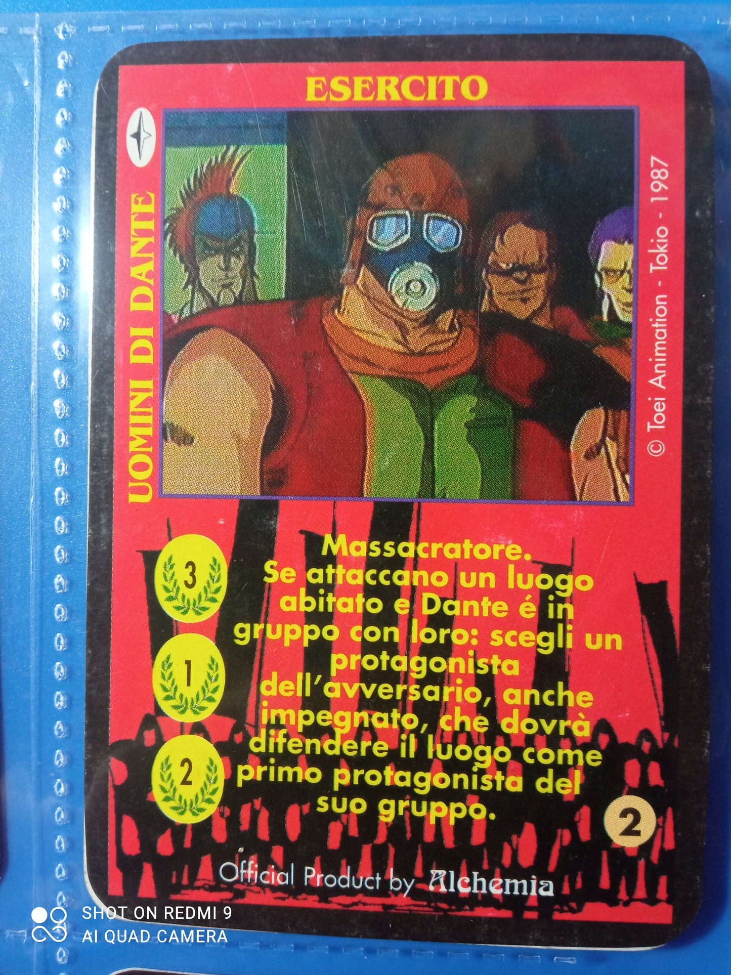 Lotto Carte Storiiche Ken il Guerriero Alchemia