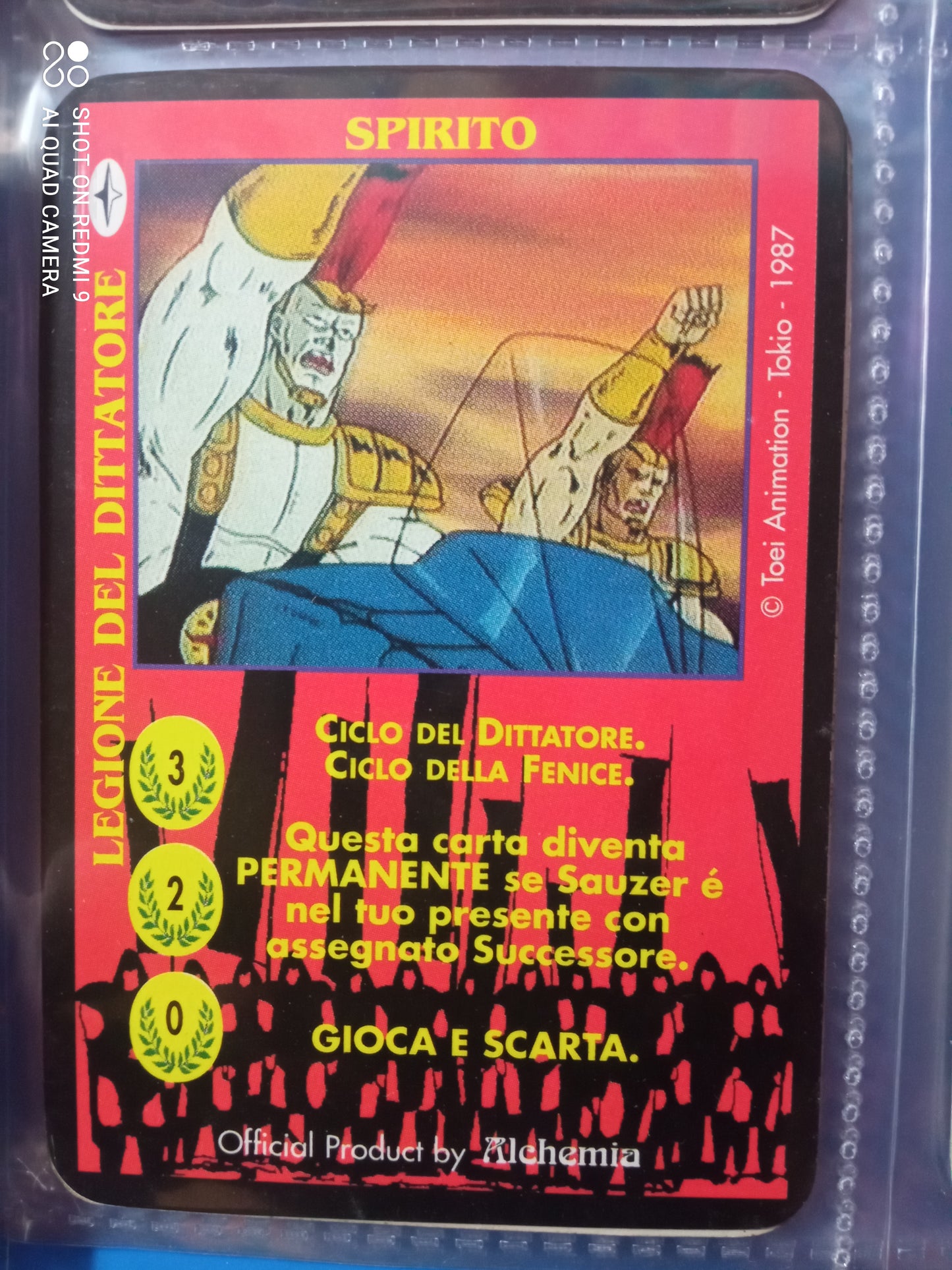 Lotto Carte Storiiche Ken il Guerriero Alchemia