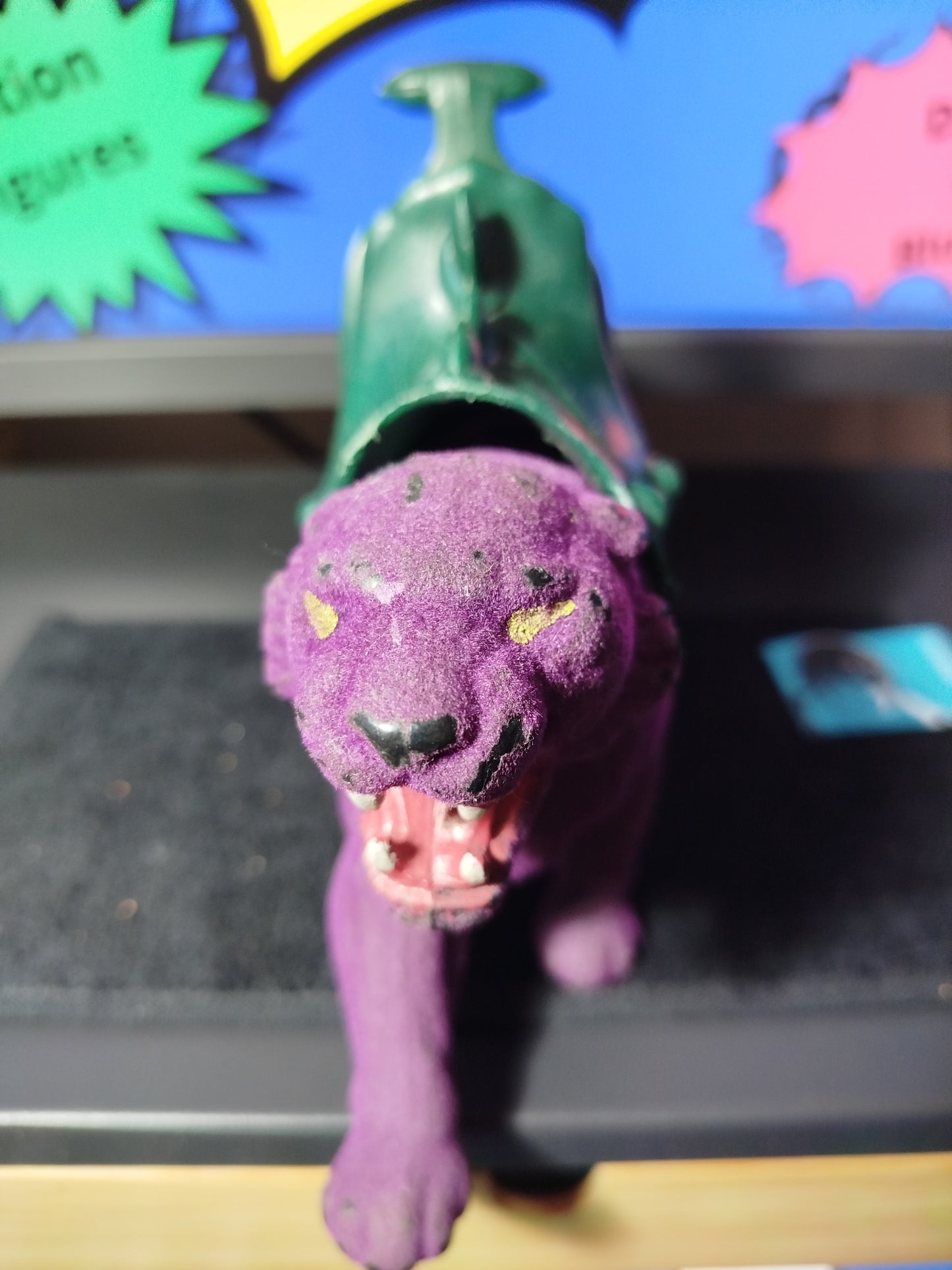 Skeletor e Panthor Completo MOTU Vintage Giocattolo Toys 1981 Made in Taiwan