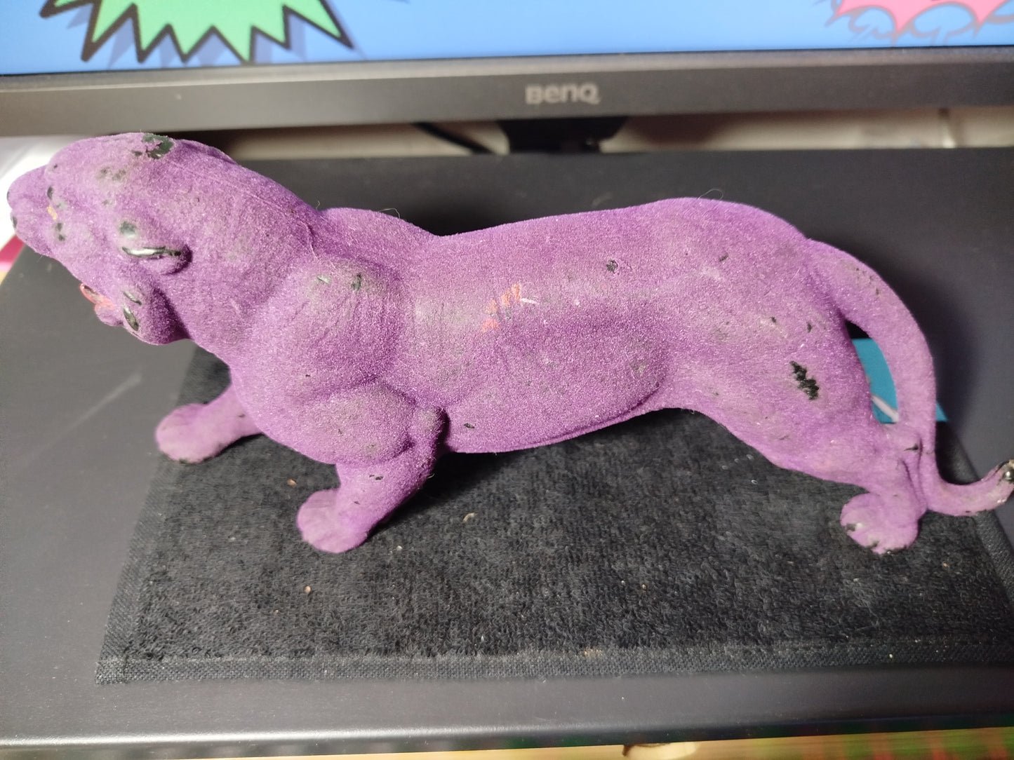 Skeletor e Panthor Completo MOTU Vintage Giocattolo Toys 1981 Made in Taiwan