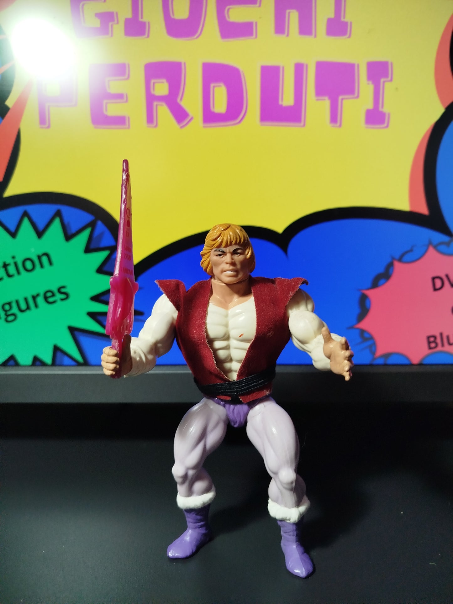 Principe Adam Completo MOTU Giocattolo Toys Vintage 1981 Made in Taiwan