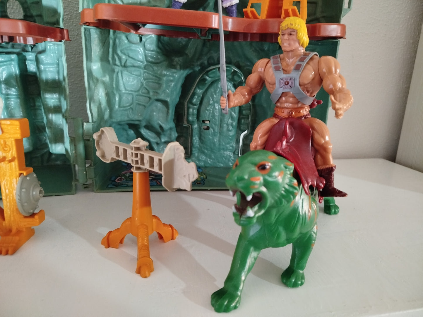 Lotto Castello di Grayskull+ Personaggi MOTU Vintage Giocattolo Toys 1981/83