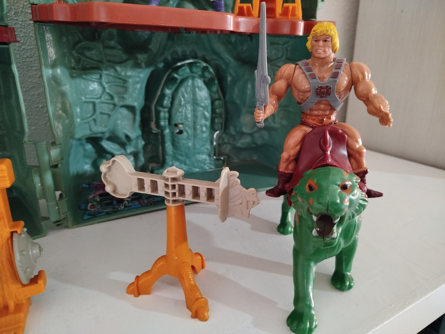 Lotto Castello di Grayskull+ Personaggi MOTU Vintage Giocattolo Toys 1981/83