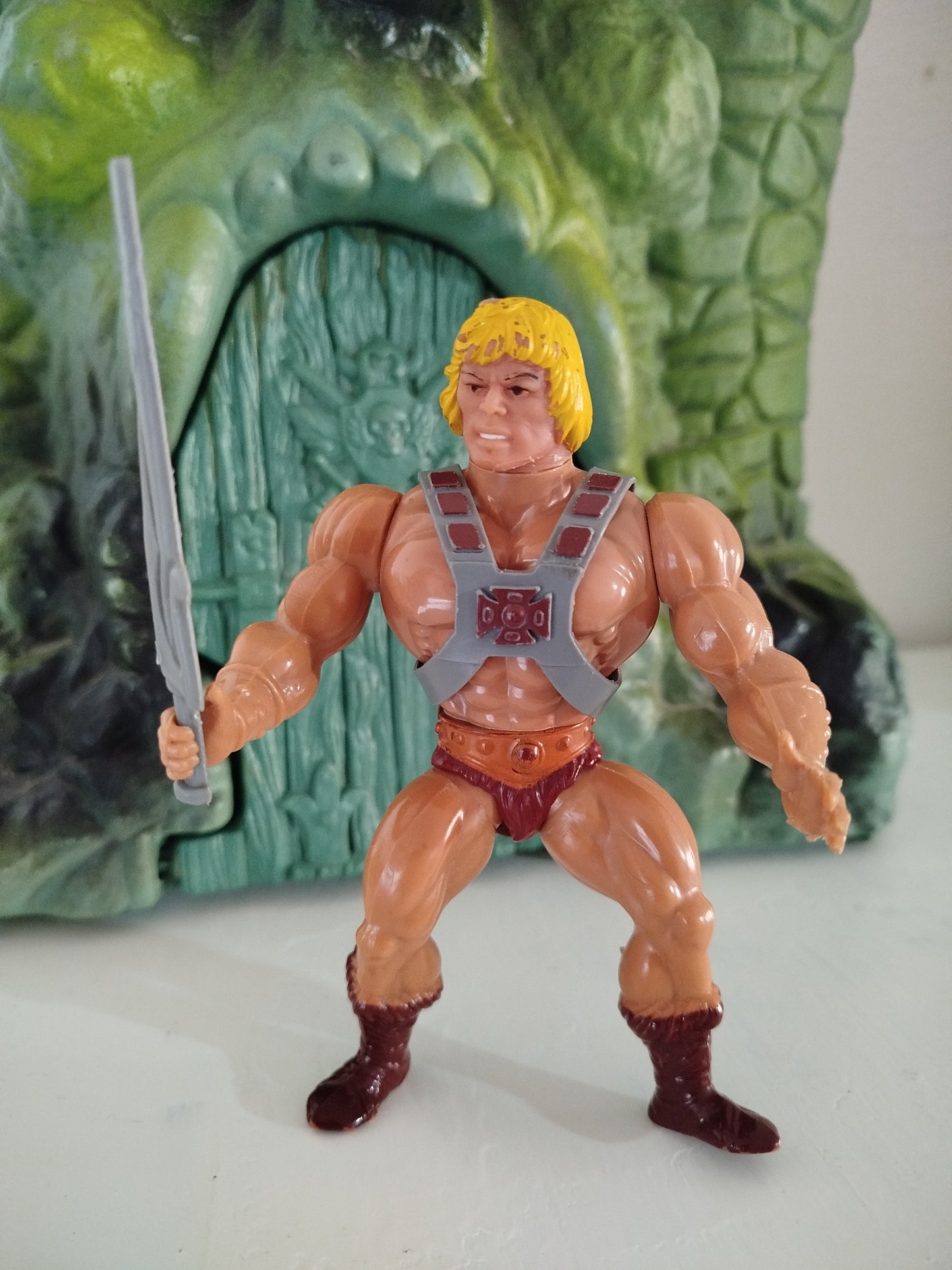 Lotto Castello di Grayskull+ Personaggi MOTU Vintage Giocattolo Toys 1981/83