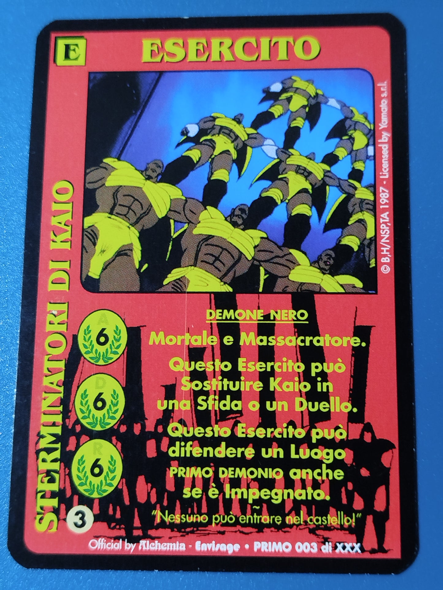 Carte Ken il guerriero Mazzo Primo Demonio Serie Primo Alchemia gioco TCG