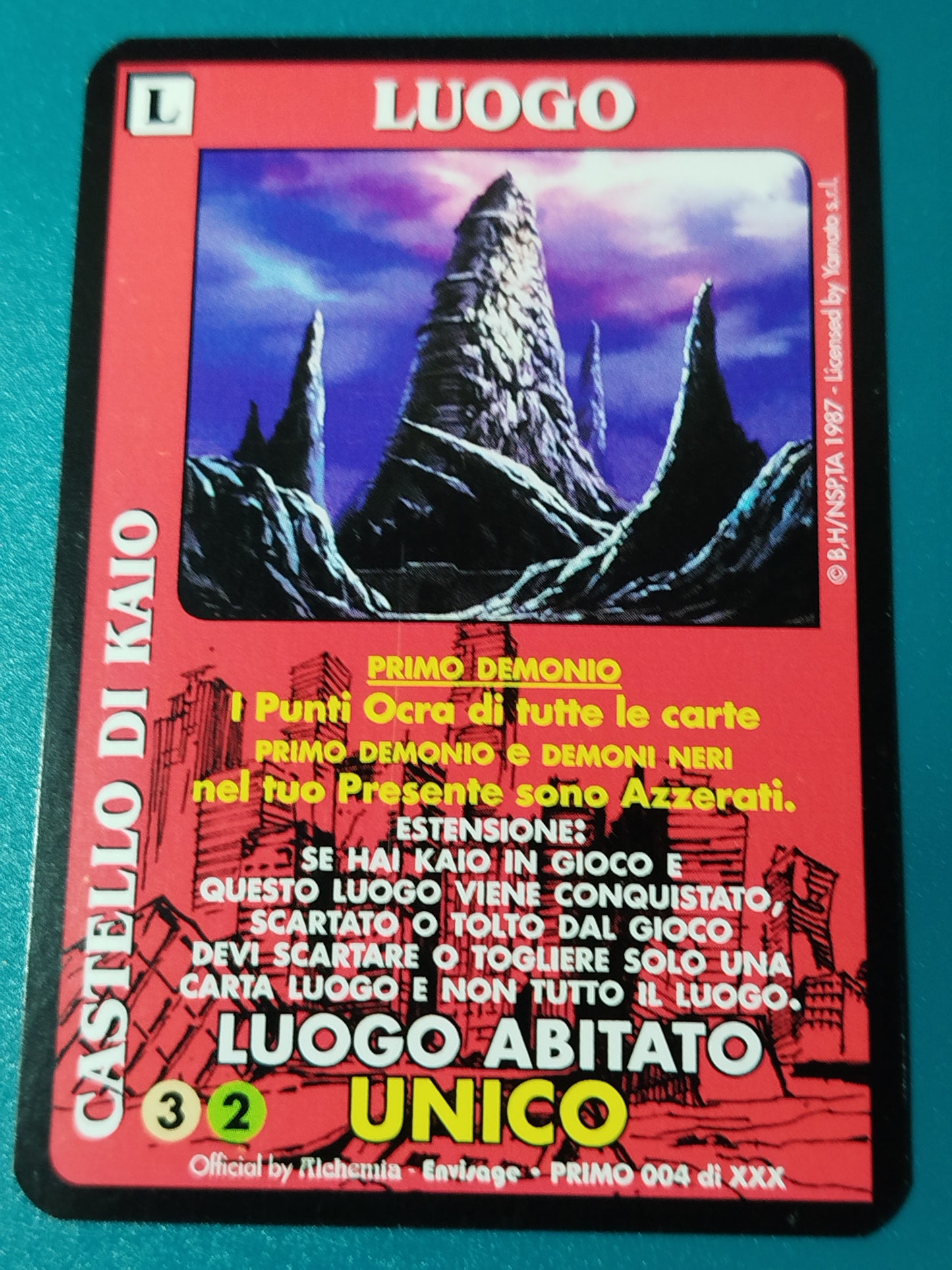 Carte Ken il guerriero Mazzo Primo Demonio Serie Primo Alchemia gioco TCG