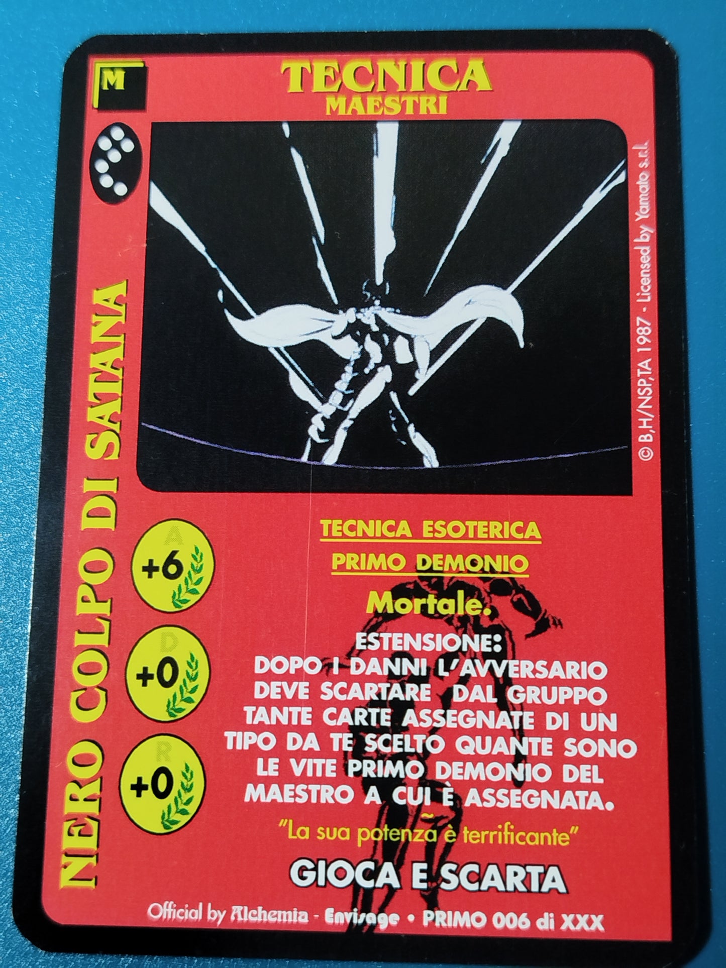 Carte Ken il guerriero Mazzo Primo Demonio Serie Primo Alchemia gioco TCG
