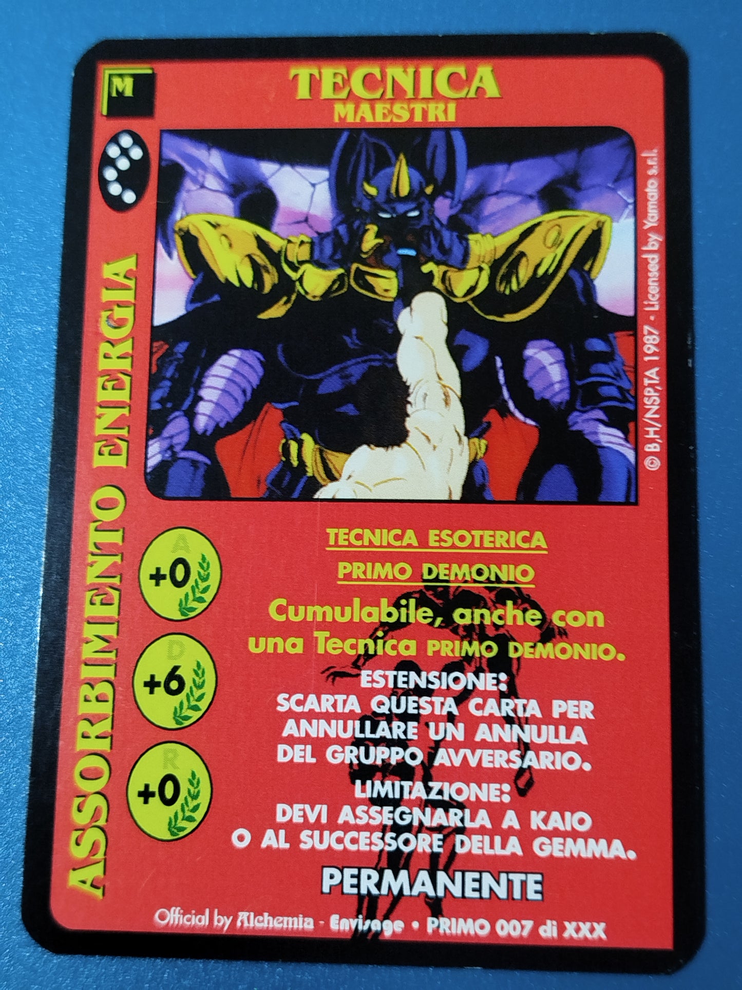 Carte Ken il guerriero Mazzo Primo Demonio Serie Primo Alchemia gioco TCG