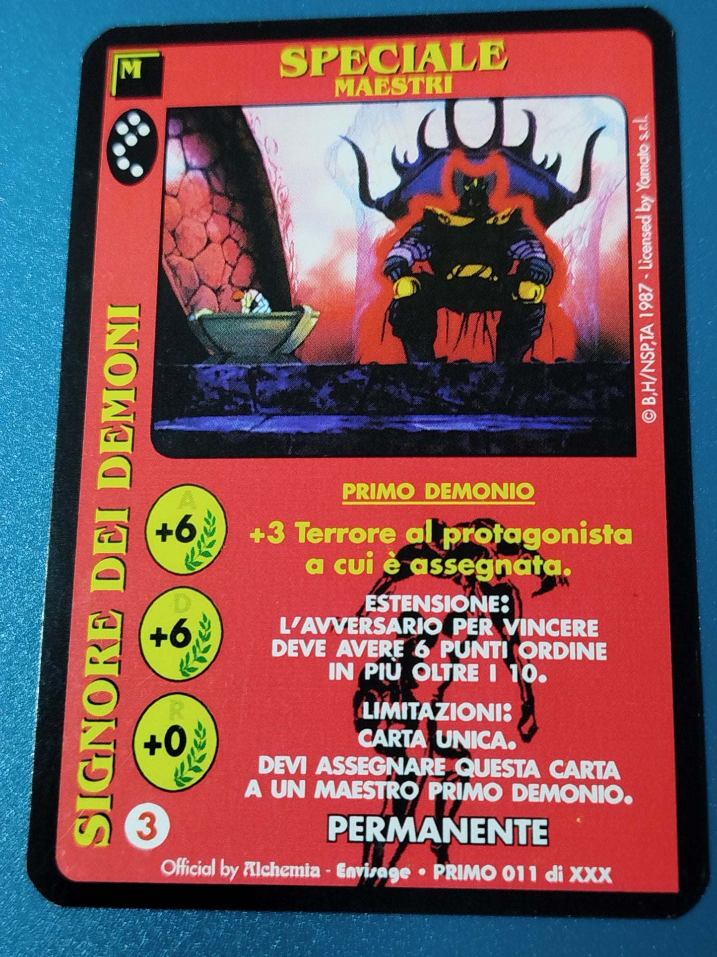 Carte Ken il guerriero Mazzo Primo Demonio Serie Primo Alchemia gioco TCG