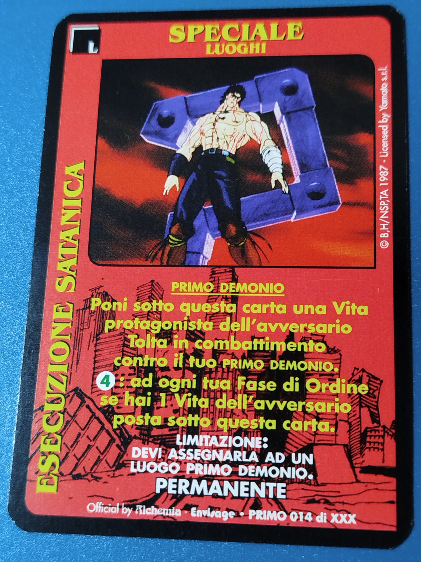 Carte Ken il guerriero Mazzo Primo Demonio Serie Primo Alchemia gioco TCG