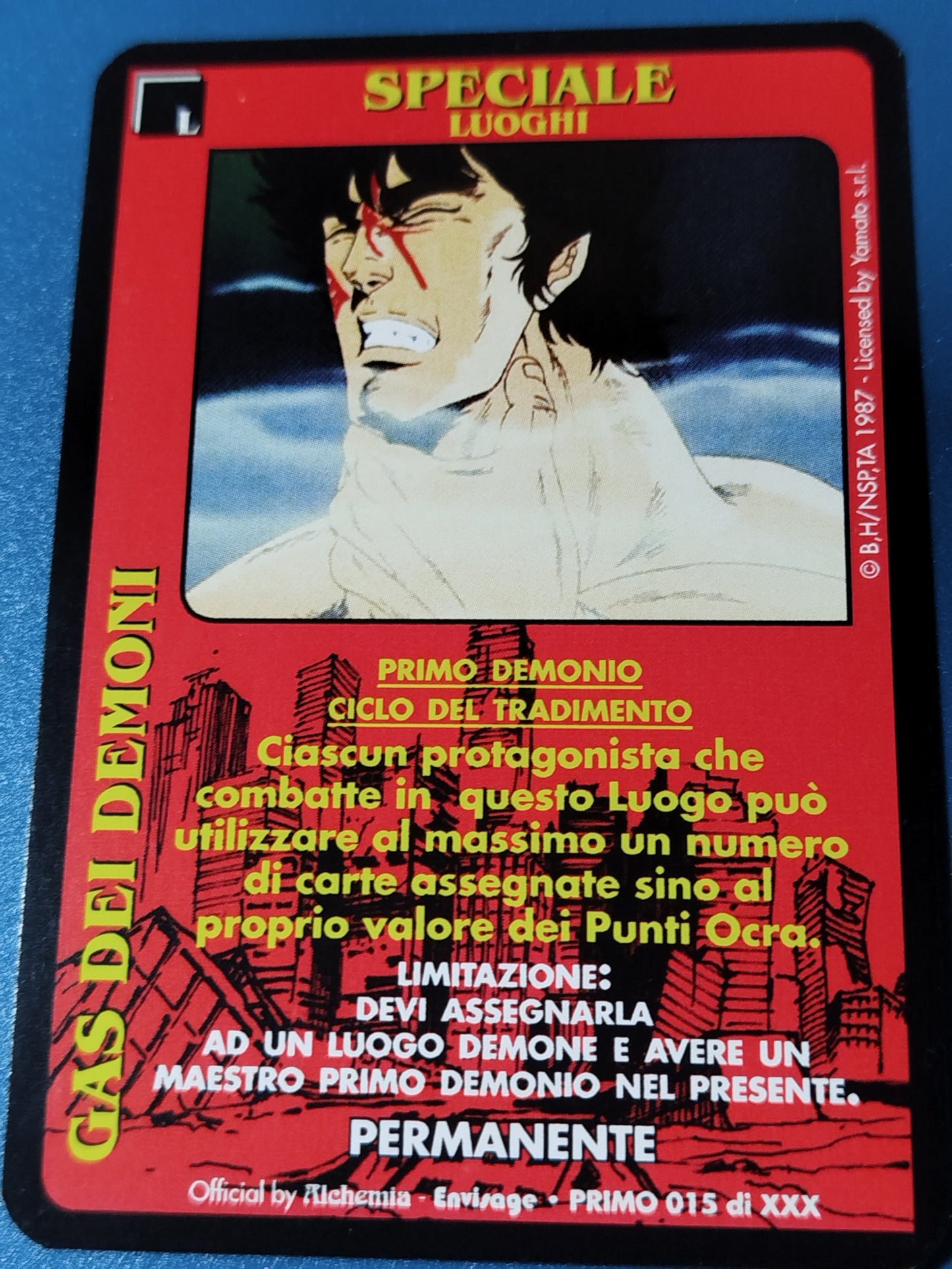Carte Ken il guerriero Mazzo Primo Demonio Serie Primo Alchemia gioco TCG